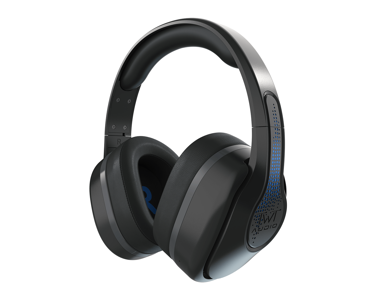 REVO TW340 Wireless Headphones with onboard microphone, superior sonics and unique ear cup swivel technology by TWT Audio.